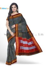 Ilkal Silk by Cotton Kasuti Work Saree