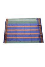 Ilkal Silk by Cotton Plain temple Border Saree