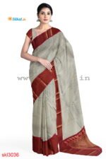 ILKAL HANDLOOM LUXURY DADI TIRKI WEDDING SAREE