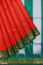 ILKAL HANDLOOM LUXURY DADI TIRKI TEMPLE BORDER SAREE