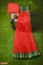 ILKAL HANDLOOM LUXURY DADI TIRKI TEMPLE BORDER SAREE