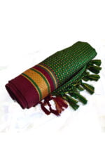 Guledgudda Khana Cotton Silk Fabrics Duppatta With Tassels