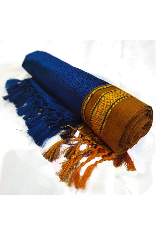 Guledgudda Khana Cotton Fabrics Duppatta With Tassels