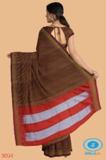 ILKAL HANDLOOM SILK BY COTTON SMALL CHECKS CHIKKI PARAS SAREES