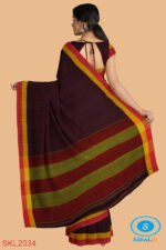 PATTEDA ANCHU PURE COTTON HANDWOVEN SAREE