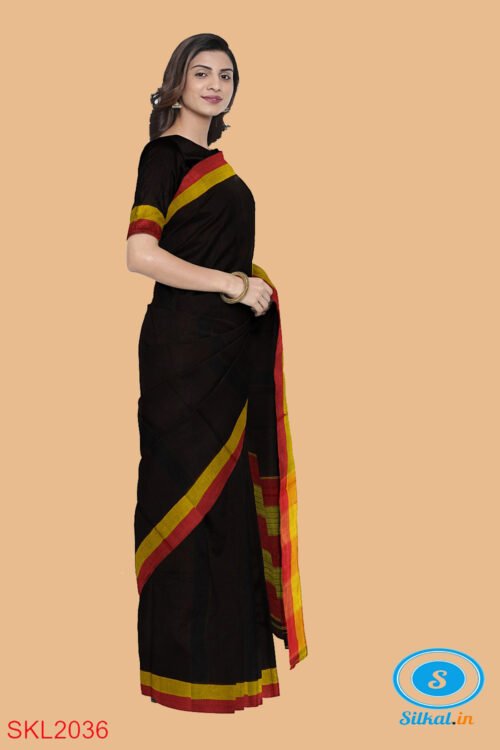 PATTEDA ANCHU PURE COTTON HANDWOVEN SAREE