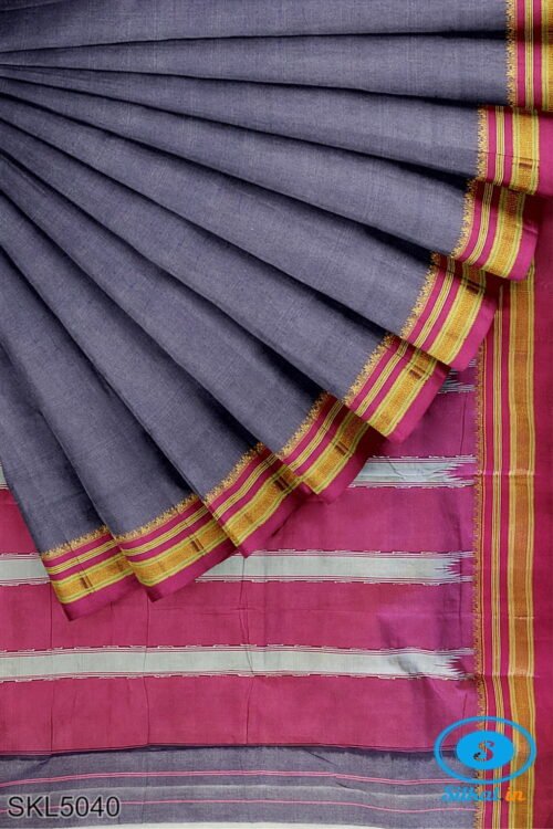 ILKAL PLAIN MASRISE COTTON SAREE