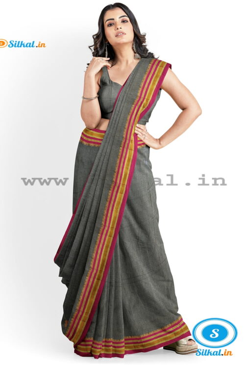 ILKAL PLAIN MASRISE COTTON SAREE