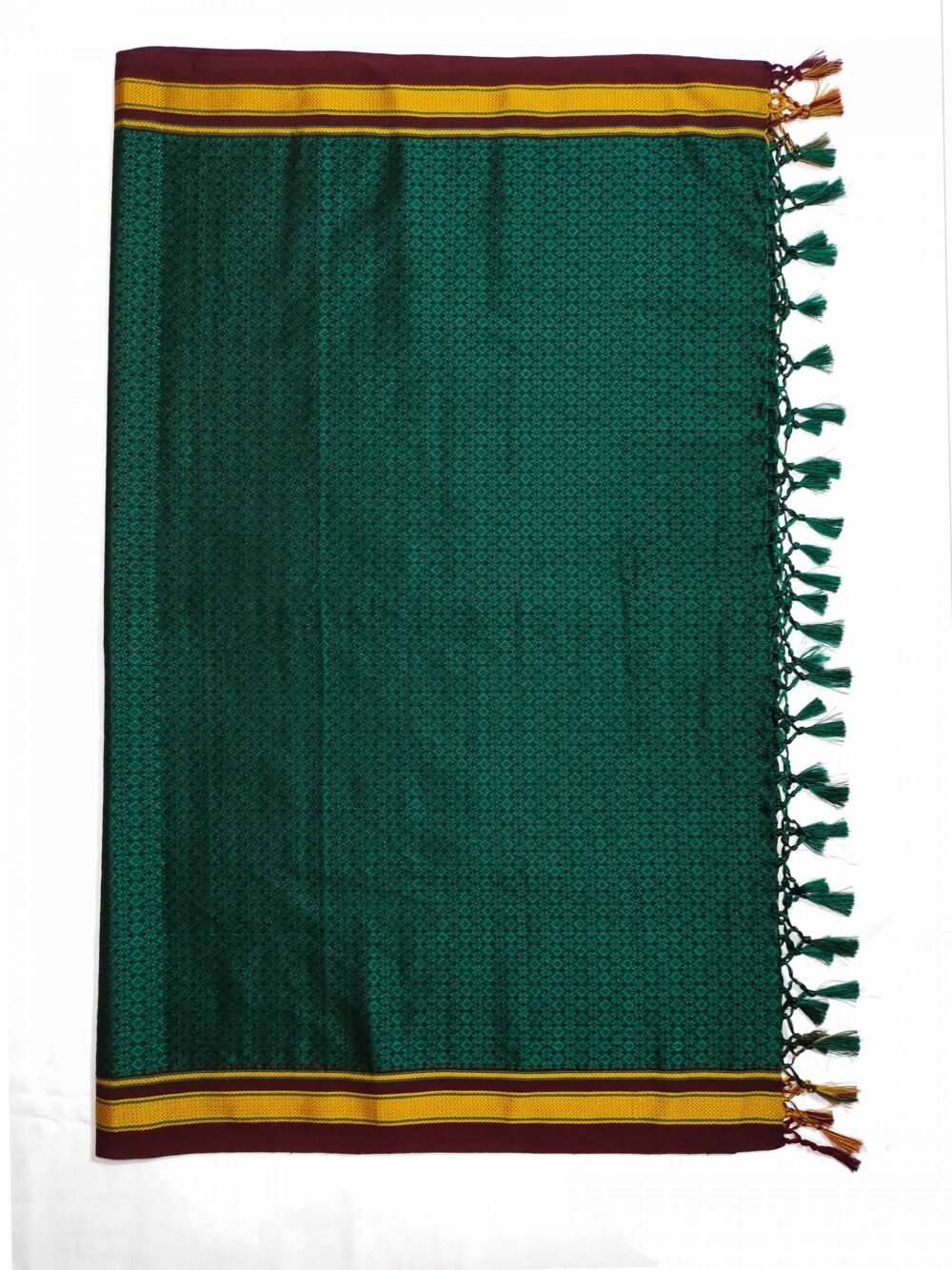 GULEDGUDDA KHANA COTTON DUPPATTA WITH TASSELS