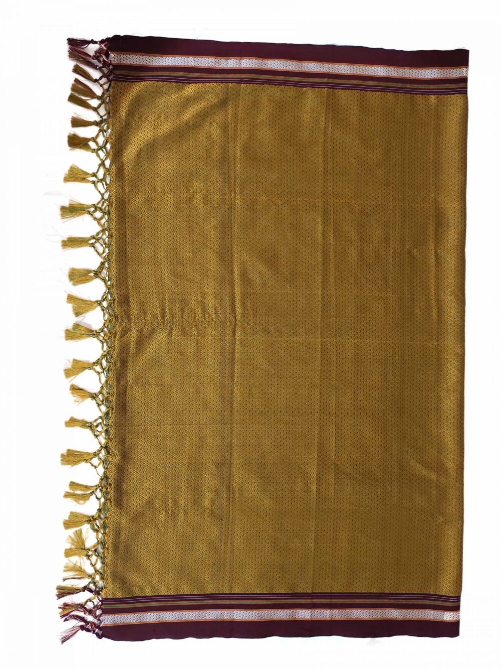 GULEDGUDDA KHANA COTTON DUPPATTA WITH TASSELS