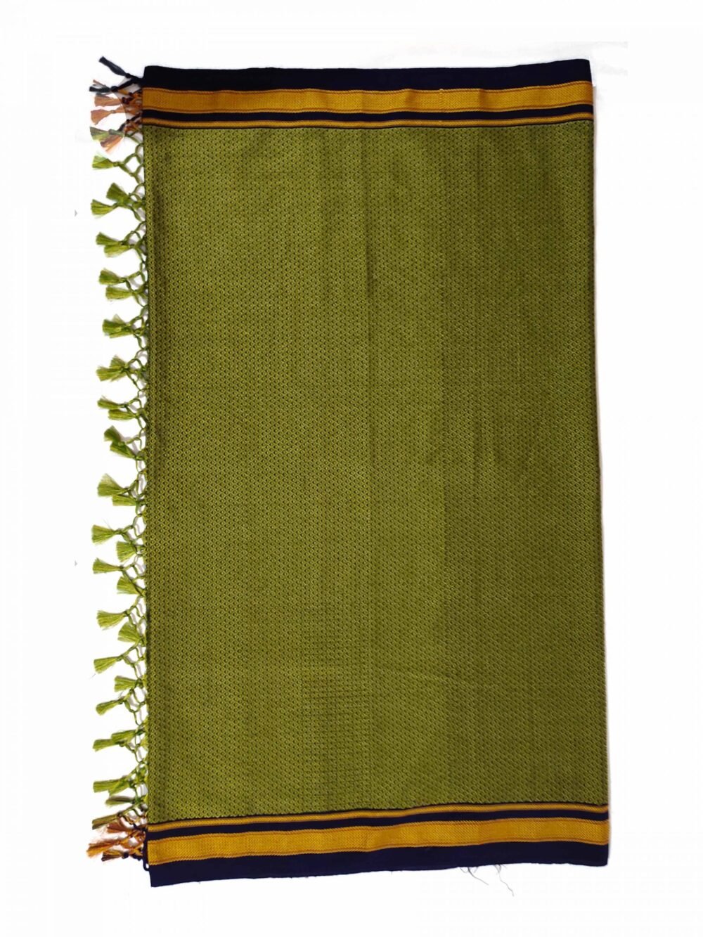 GULEDGUDDA KHANA COTTON DUPPATTA WITH TASSELS