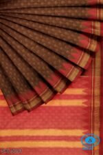 ILKAL EMBOZ SAREE WITH TEMPLE BORDER