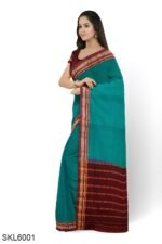 ILKAL SEMI SILK SAREE WITH CHIKKI PARAS BORDER