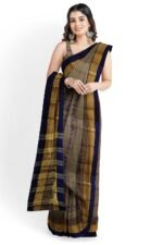 NARAYAN PETH MASRISE COTTON SAREE WITH PATTI PALLU