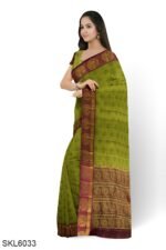 NARAYAN PETH COTTON SAREE WITH GRAND PALLU