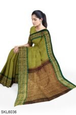 NARAYAN PETH COTTON SAREE WITH GRAND PALLU