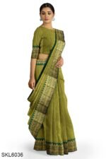 NARAYAN PETH COTTON SAREE WITH GRAND PALLU