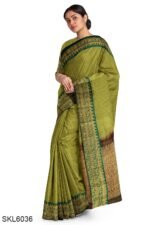 NARAYAN PETH COTTON SAREE WITH GRAND PALLU