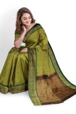 NARAYAN PETH COTTON SAREE WITH GRAND PALLU