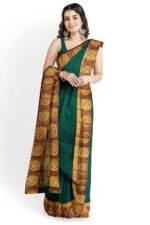 NARAYAN PETH COTTON SAREE WITH GRAND PALLU