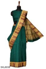 NARAYAN PETH COTTON SAREE WITH GRAND PALLU