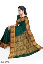 NARAYAN PETH COTTON SAREE WITH GRAND PALLU