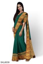 NARAYAN PETH COTTON SAREE WITH GRAND PALLU