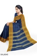 NARAYAN PETH PLAIN COTTON SAREE WITH PATTI PALLU