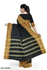 NARAYAN PETH PLAIN COTTON SAREE WITH PATTI PALLU