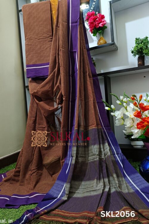 PATTEDA ANCHU PURE COTTON HANDWOVEN SAREE