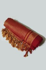 GULEDGUDDA KHANA COTTON DUPPATTA WITH TASSELS