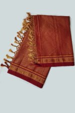 GULEDGUDDA KHANA COTTON DUPPATTA WITH TASSELS