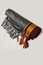 GULEDGUDDA KHANA COTTON DUPPATTA WITH TASSELS