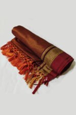 GULEDGUDDA KHANA COTTON DUPPATTA WITH TASSELS