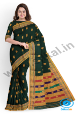 ILKAL MAYURI SAREE WITH CHIKKI BORDER