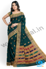 ILKAL MAYURI SAREE WITH CHIKKI BORDER