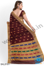 ILKAL MAYURI SAREE WITH CHIKKI BORDER