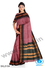 ILKAL EMBOZ SAREE WITH TEMPLE BORDER