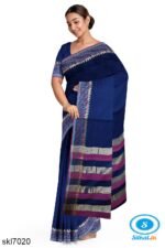 BANAHATTI COTTON SAREE WITH TRADITIONAL BORDER