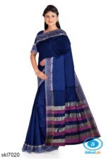 BANAHATTI COTTON SAREE WITH TRADITIONAL BORDER