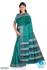 BANAHATTI COTTON SAREE WITH TRADITIONAL BORDER