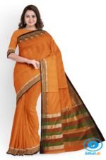 BANAHATTI COTTON SAREE WITH TRADITIONAL BORDER