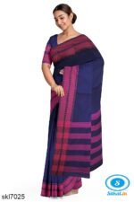 BANAHATTI COTTON SAREE WITH TRADITIONAL BORDER