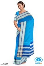 BANAHATTI COTTON SAREE WITH TRADITIONAL BORDER