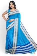 BANAHATTI COTTON SAREE WITH TRADITIONAL BORDER