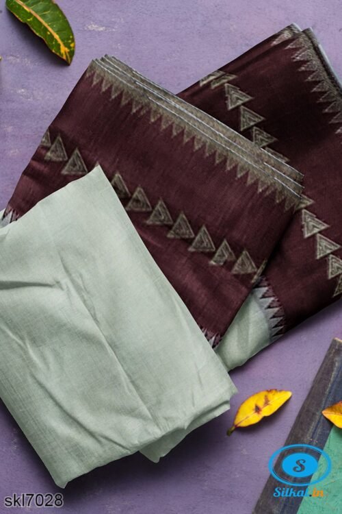 BANAHATTI COTTON SAREE WITH TRADITIONAL BORDER