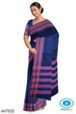 BANAHATTI COTTON SAREE WITH TRADITIONAL BORDER