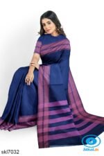 BANAHATTI COTTON SAREE WITH TRADITIONAL BORDER