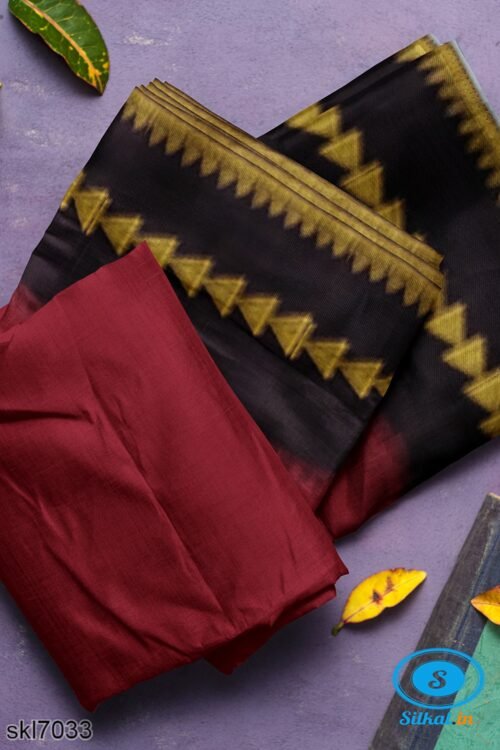 BANAHATTI COTTON SAREE WITH TRADITIONAL BORDER