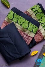 BANAHATTI COTTON SAREE WITH TRADITIONAL BORDER